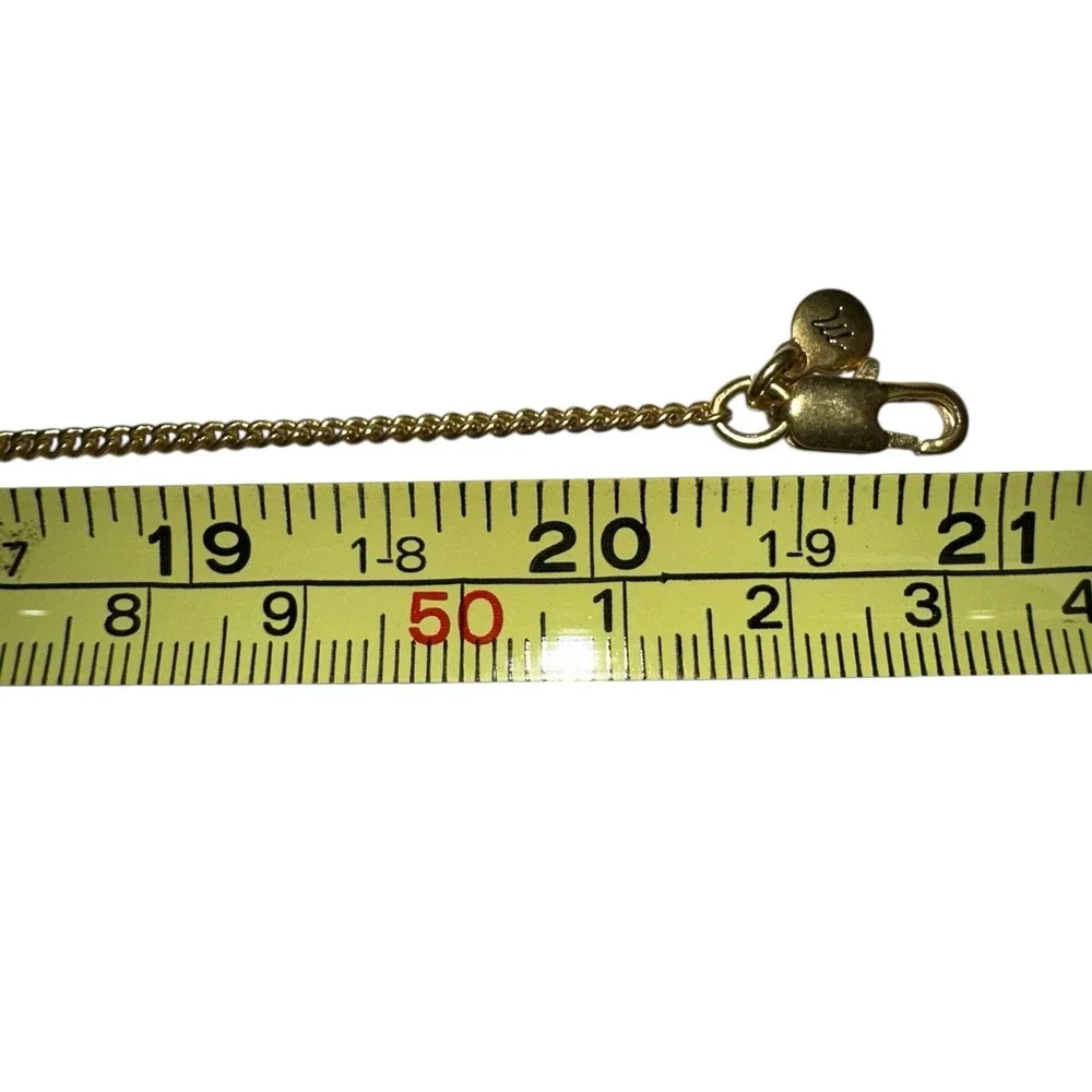 Madewell‎ Toggle Chain 21" Adjustable Necklace in Vintage Gold Tone - Picture 7 of 7